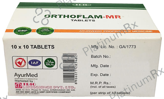 Trio Orthoflam MR Tablet (10 Each) 10 strips 10s