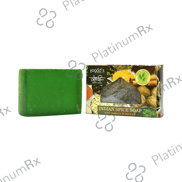 Vagad's Khadi Indian Spice Soap with Turmeric & Clove Oil