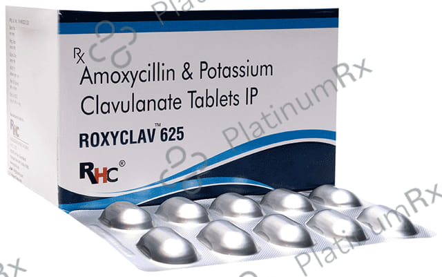 Roxyclav 625mg Tablet 10s