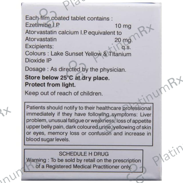 Tonact 20/10mg EZ Tablet 10s