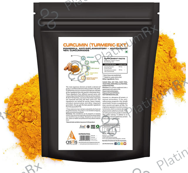 AS-IT-IS Nutrition Curcumin/Turmeric Extract Powder