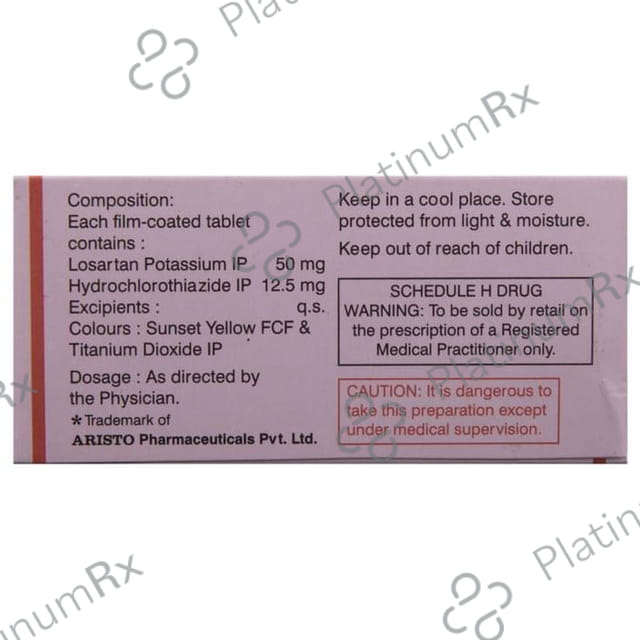 Alsartan H 12.5/50mg Tablet 10s