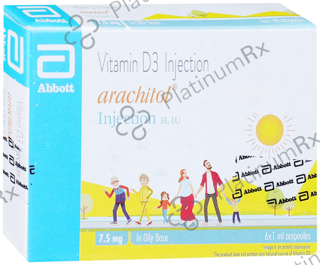Arachitol 300000IU 7.5mg Injection 6X1ml