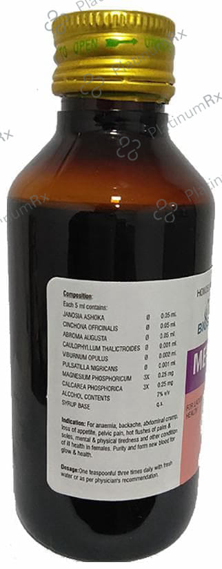 LDD Bioscience Mensol Plus Syrup 115 ml
