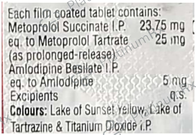 Velol AM 5mg/25mg Tablet XL