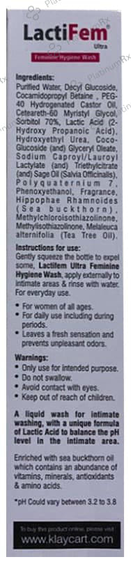 Lactifem Ultra Feminine Hygiene Wash 75ml