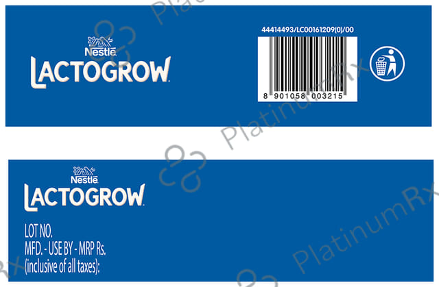 Nestle Lactogrow with Whey Protein, Calcium & Vitamin D (2 to 6 Years) - Flavour Biscuity and Vanilla