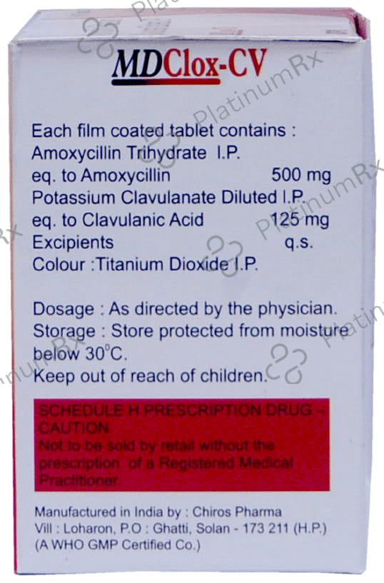 MD Clox-CV Tablet