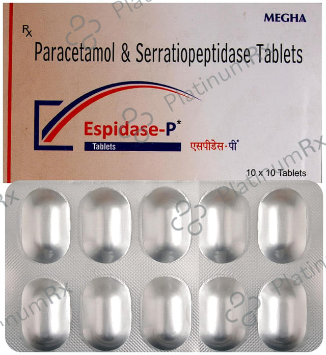 Espidase P 325mg/10mg Tablet