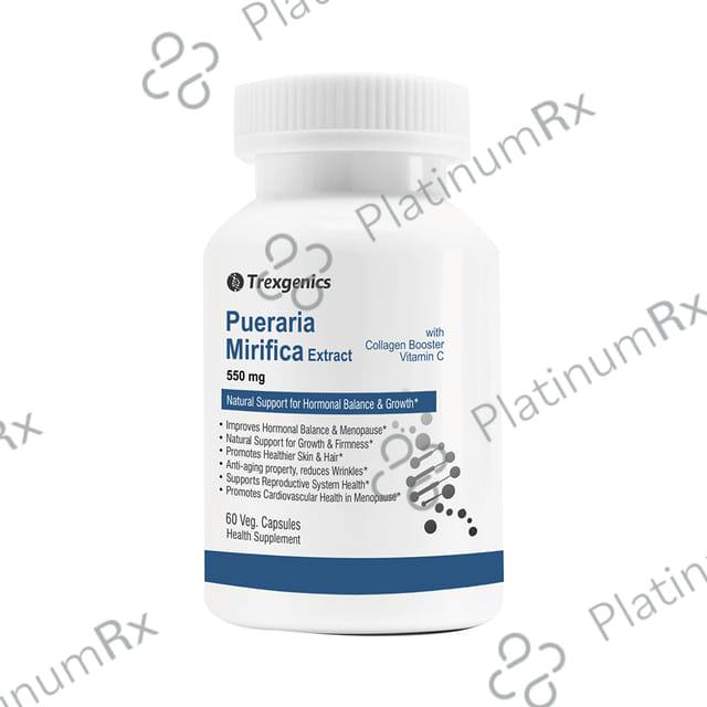 Trexgenics Pueraria Mirifica 550mg Veg Capsule