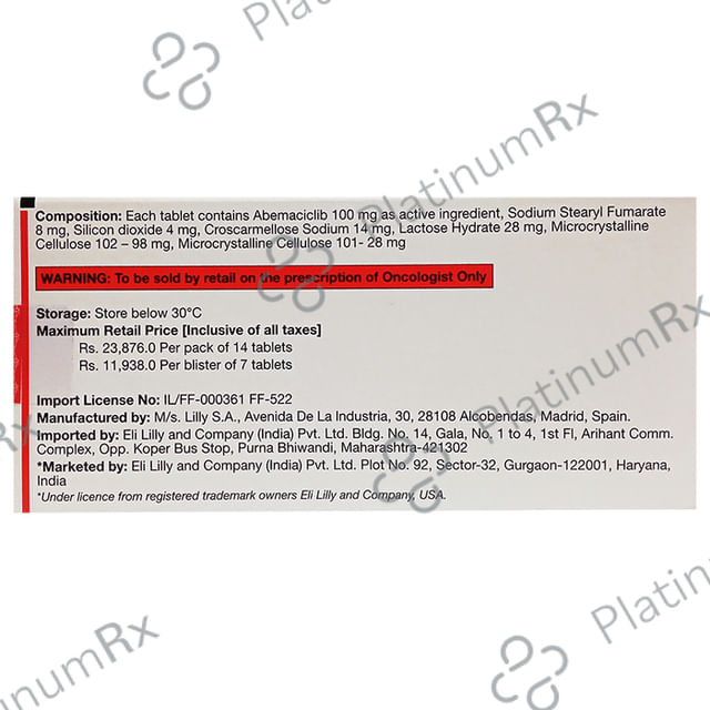 Ramiven 100mg Tablet 7s