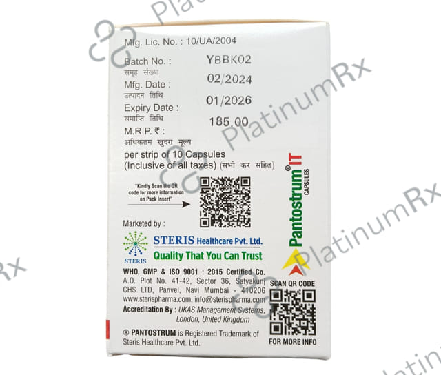 Pantostrum IT 150/40mg Capsule SR 10s