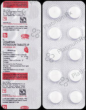 Losatan 50mg Tablet 10s