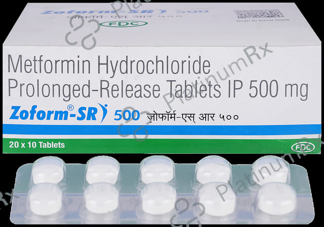 Zoform SR 500mg Tablet 10s