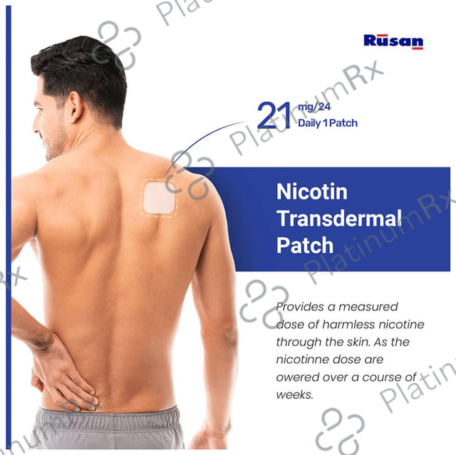 2baconil TTS30 21mg Step 1 Nicotine Transdermal Patch 7s