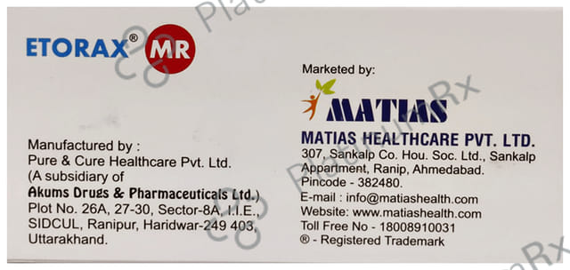 Etorax MR Tablet 10s
