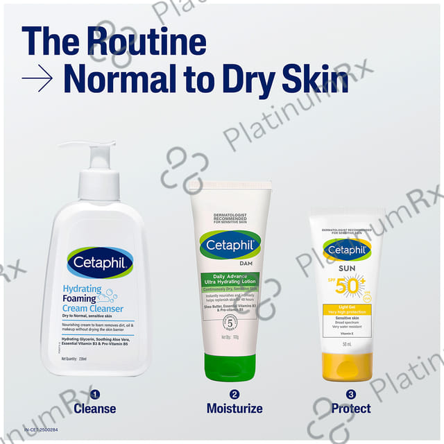 Cetaphil Hydrating Foaming Cream Cleanser 236ml