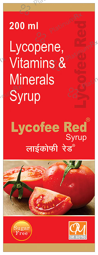 Om Biotec Lycofee Red Syrup Sugar Free