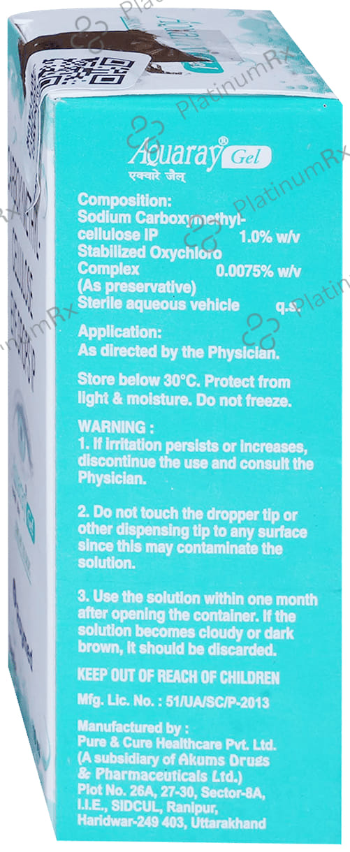 Aquaray 1% Gel 10ml