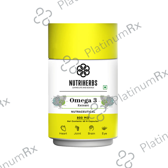 Nutriherbs Omega 3 Extract 800mg Capsule 60 capsules