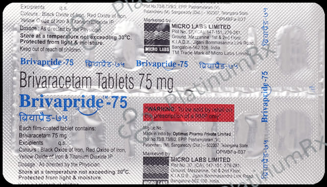 Brivapride 75mg Tablet 10s