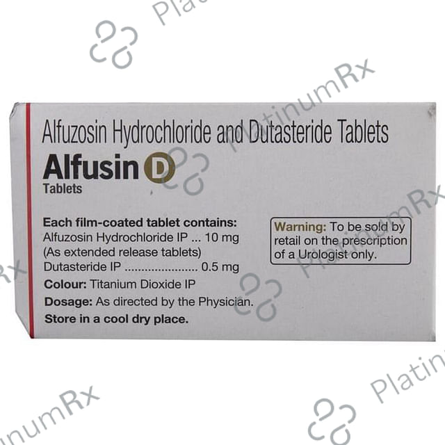 Alfusin D 10/0.5mg Tablet ER 15s