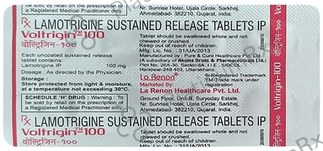 Voltrigin 100mg Tablet SR