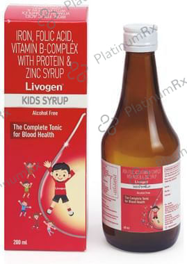 Livogen Kids Syrup Alcohol Free 200ml