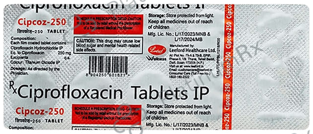 Cipcoz 250mg Tablet