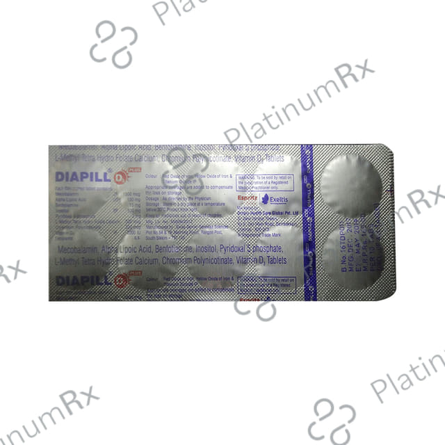 Diapill D3 Plus Tablet