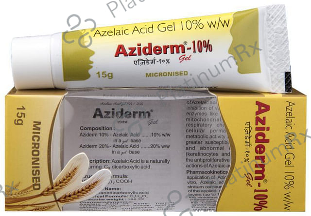Aziderm 10% Gel 15gm