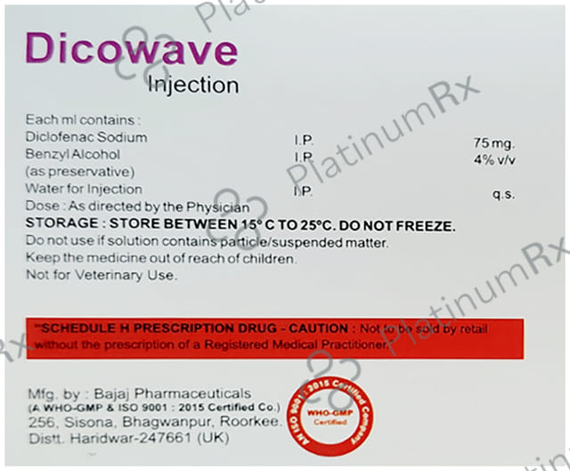 Dicowave 75mg Injection 1ml