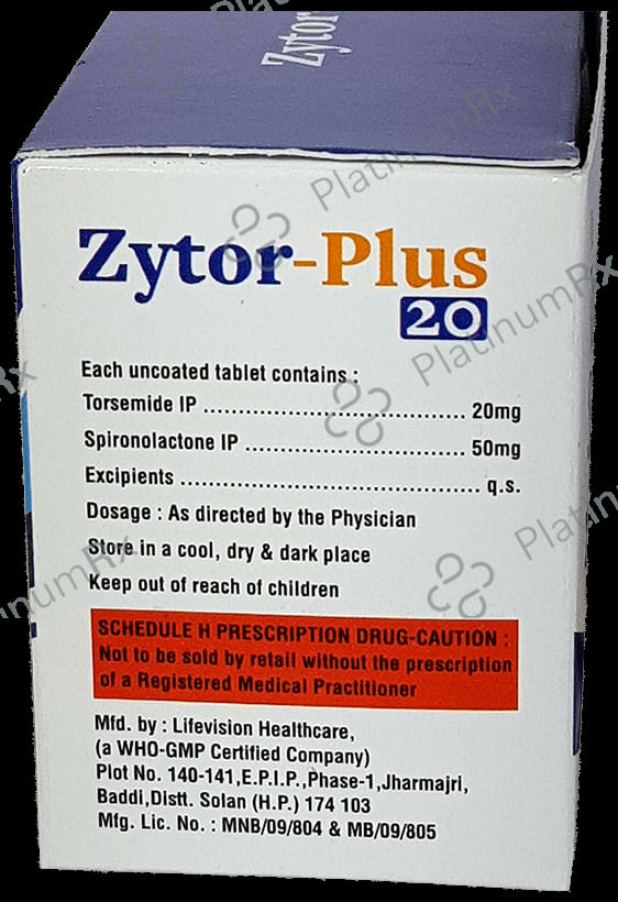 Zytor-Plus 20 Tablet