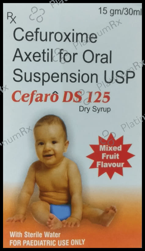 Cefaro DS 125 Dry Syrup Mixed Fruit
