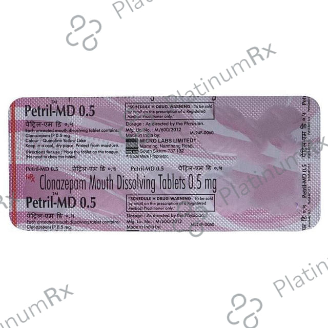 Petril-MD 0.5 Tablet 10 Tablet MD