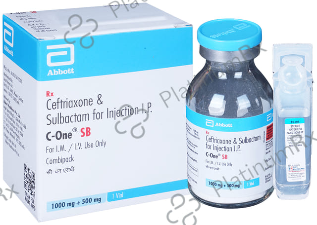 C One SB 1000/500mg Injection (WFI) 1s