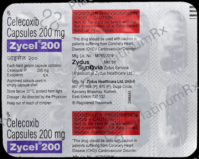 Zycel 200mg Capsule 10s