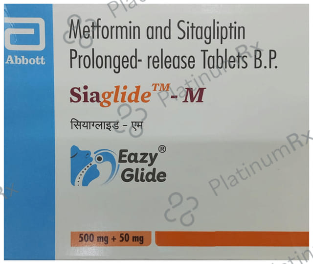 Siaglide M 50/500mg Tablet SR 15s