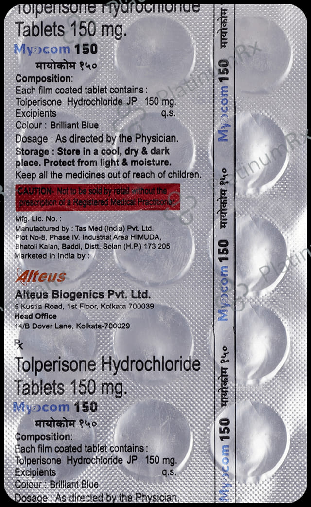 Myocom 150mg Tablet 10s