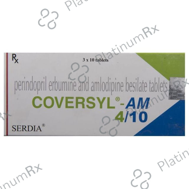 Coversyl AM 4/10mg Tablet 10s