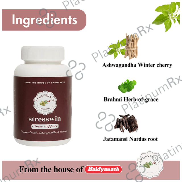 Baidyanath (Jhansi) Ayurvedant Stresswin Capsule