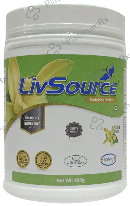 LivSource Powder Vanilla 450gm