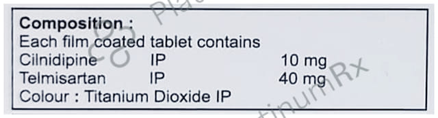 Cinaloc T 10mg/40mg Tablet