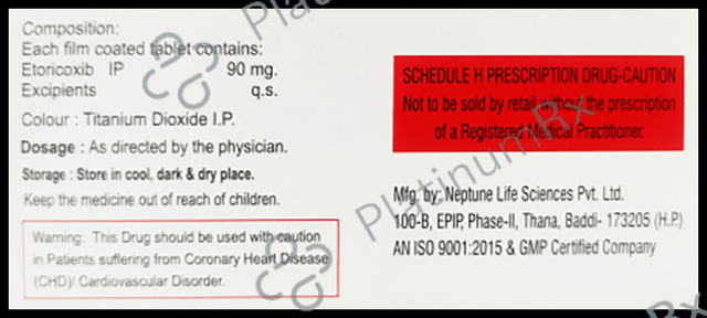 Xetomed 90mg Tablet 10s