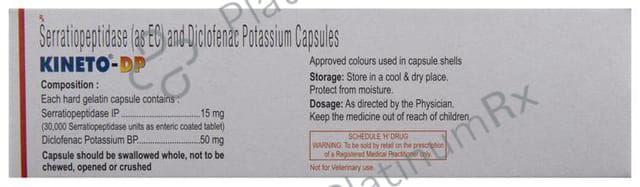 Kineto Dp 50/15mg Capsule 10s