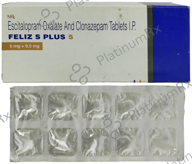 Feliz S Plus 0.5/5mg Tablet 10s