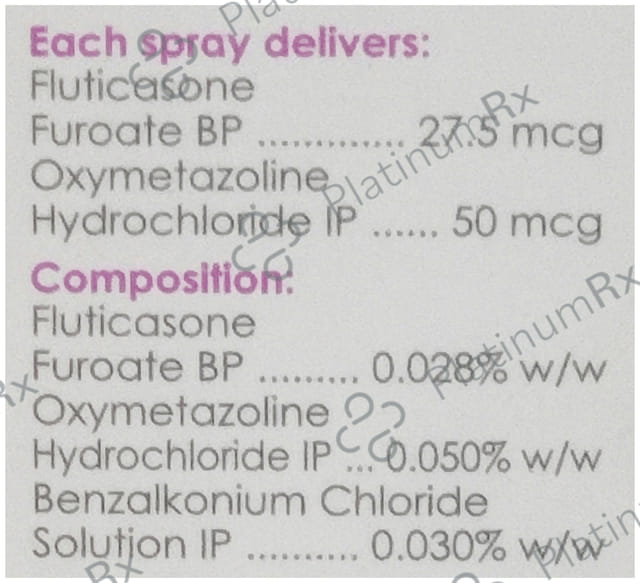 Furamist Oxy Nasal Spray 70 MD 7gm