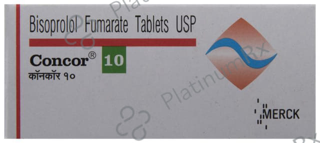 Concor 10mg Tablet 10s