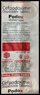 Podox 200mg Tablet 10 Tablet Medix Biocare