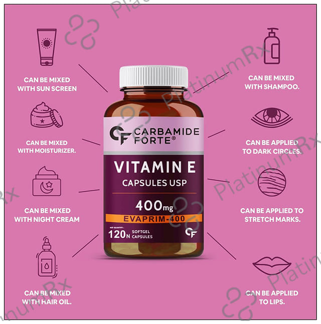 Carbamide Forte Vitamin E 400mg Capsule 120s